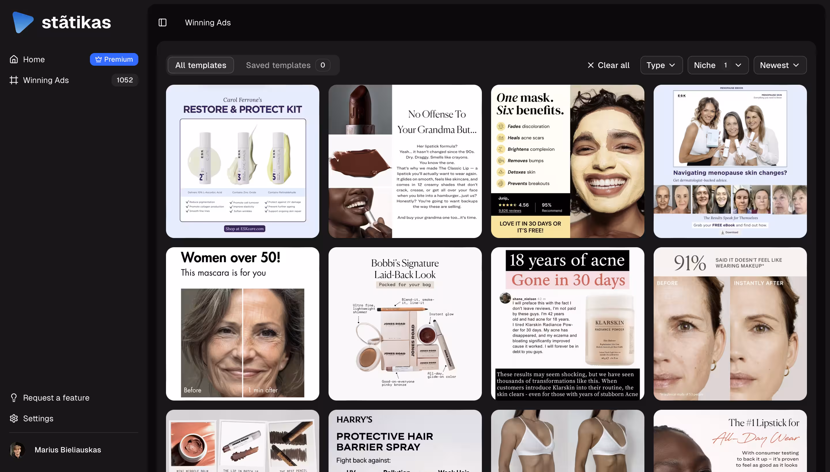 Stãtikas reklamos kūrimo aplinka